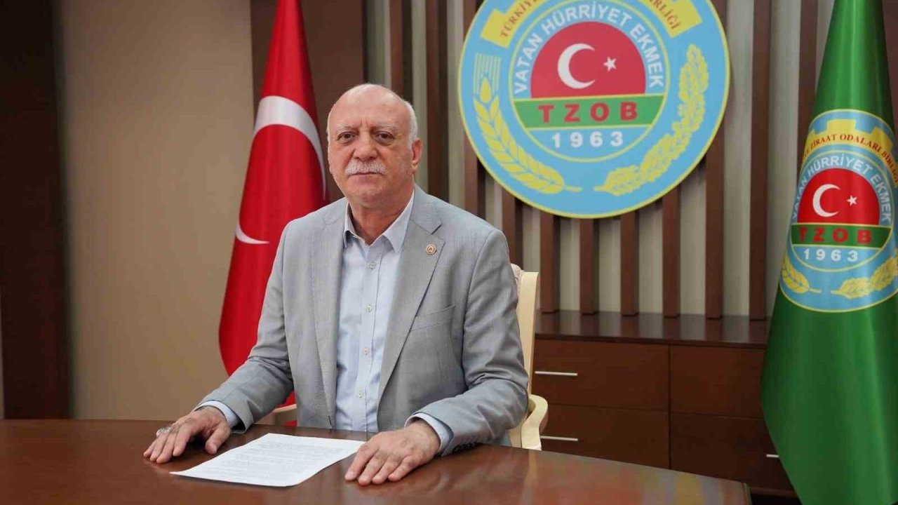 TZOB Başkanı Bayraktar: "İçinde bulunduğumuz hasat döneminde çiftçilerimiz kuraklıkla nedeniyle yüzde 85’lere varan oranda verim düşüklüğüyle yüzleşmiştir"