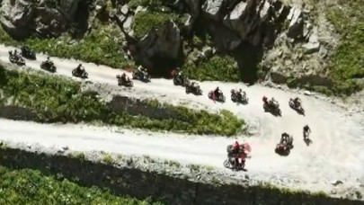 Derebaşı Virajları’nda motosiklet turu gerçekleştirildi