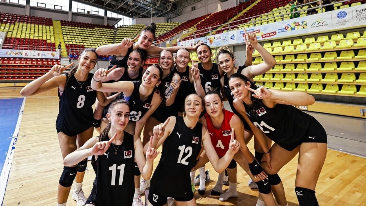 18 Yaş Altı Kız Voleybol Milli Takımı, tarihinde 3. kez EYOF şampiyonu