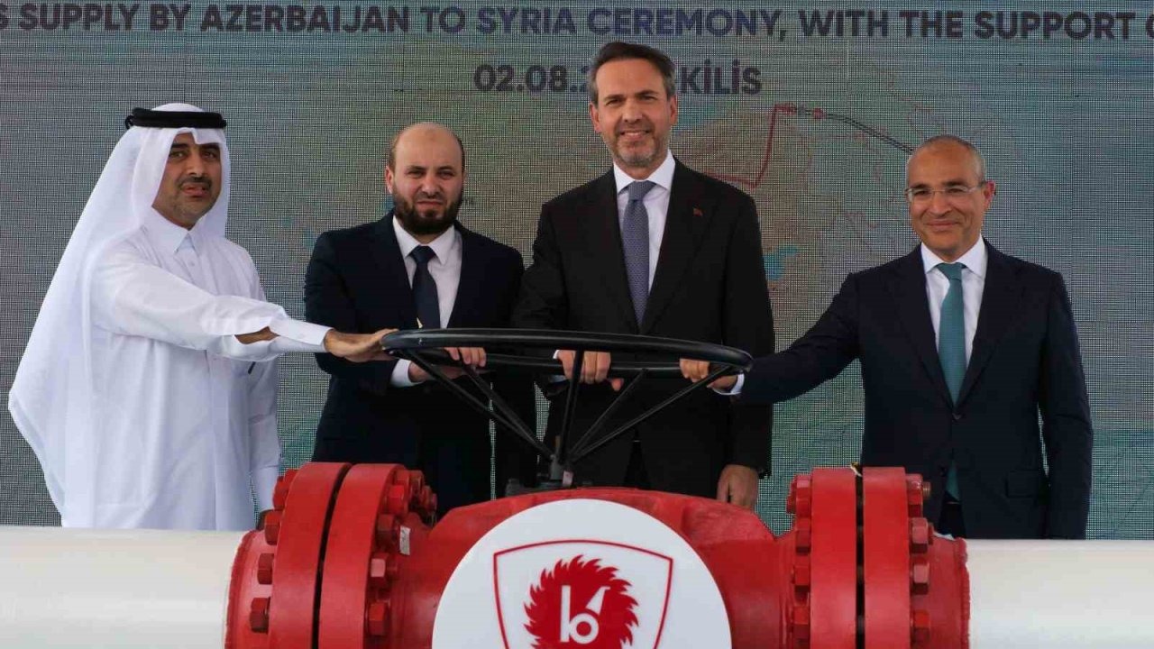 Azerbaycan gazının Türkiye üzerinden Suriye’ye ihracatı başladı