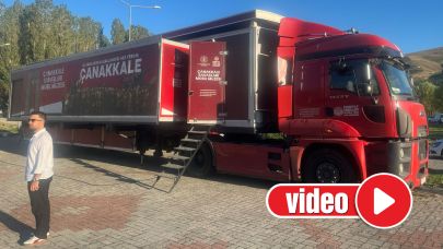 Çanakkale tırı misafirlerini ağırlıyor