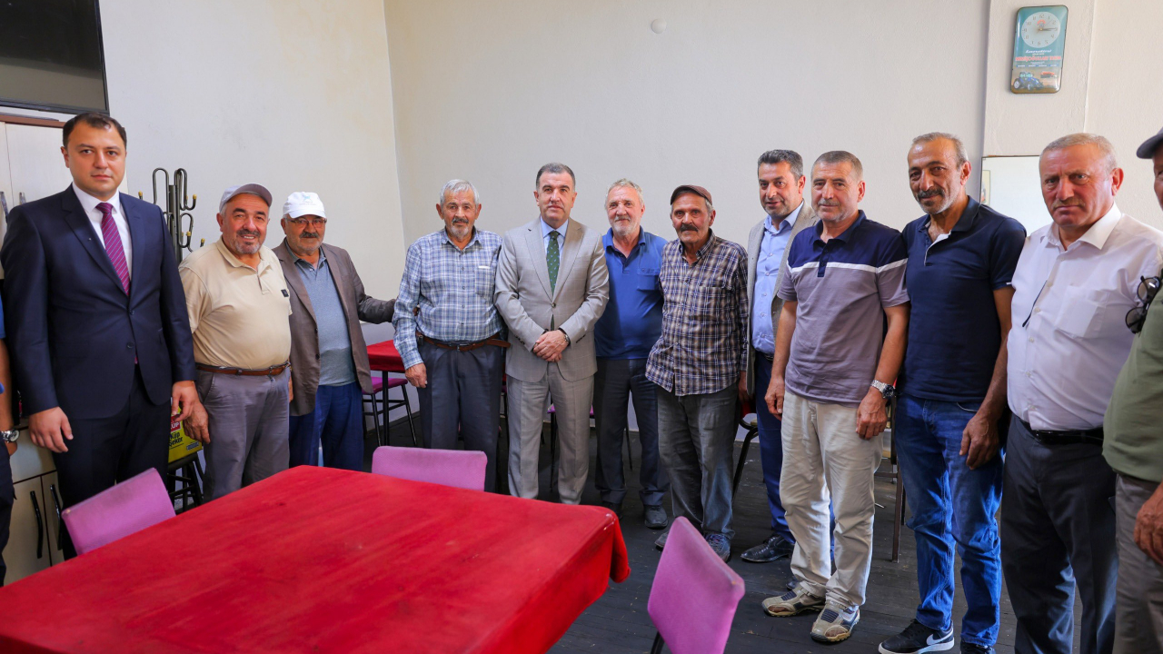 Vali Eldivan Aydıntepe’de temaslarda bulundu