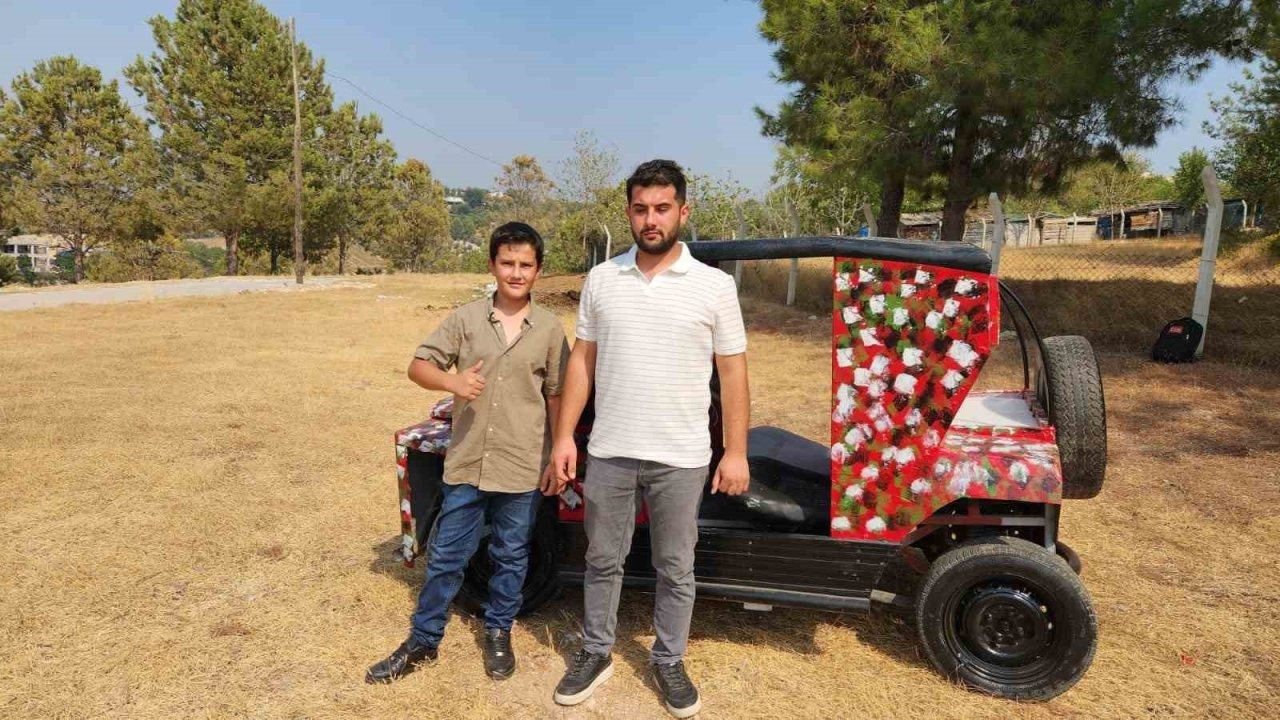 13 yaşında, güneş enerjisi ile çalışan arazi aracı yaptı