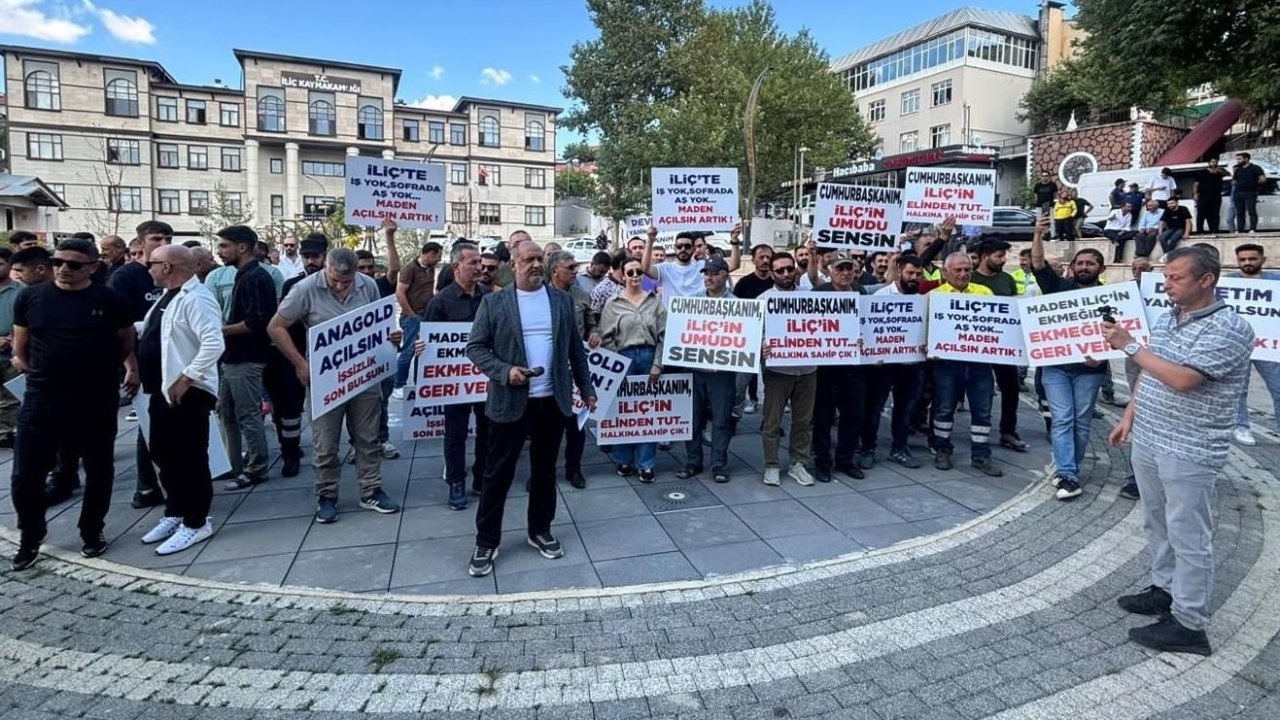 İşlerini geri isteyen İliç halkından basın açıklamasıyla çağrı