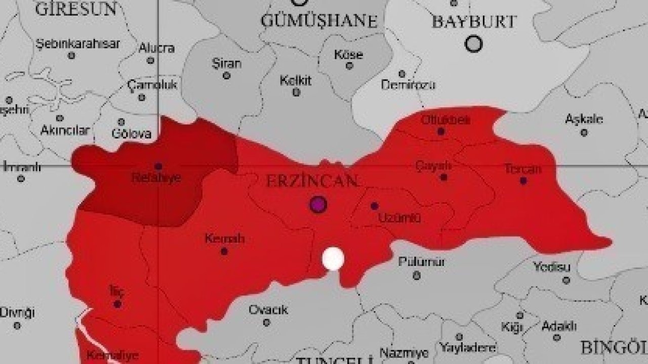 Refahiye’de 2.7 büyüklüğünde deprem