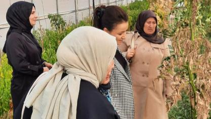 AK Kadın Bayburt’tan girişimci kadın çiftçilere destek ziyareti
