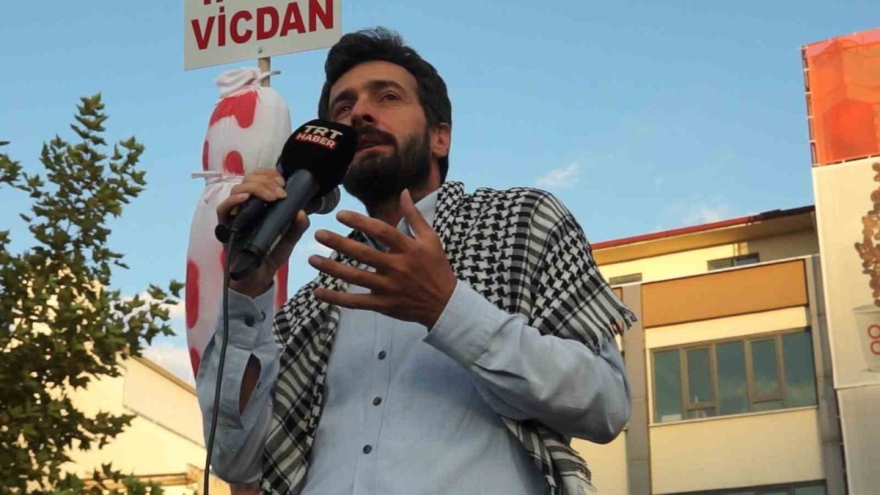 Balıkesir’de yüzlerce kişi Filistin’e destek için yürüdü