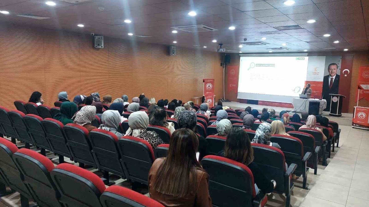 Elazığ’da kadınlara yönelik madde bağımlılığı eğitimi