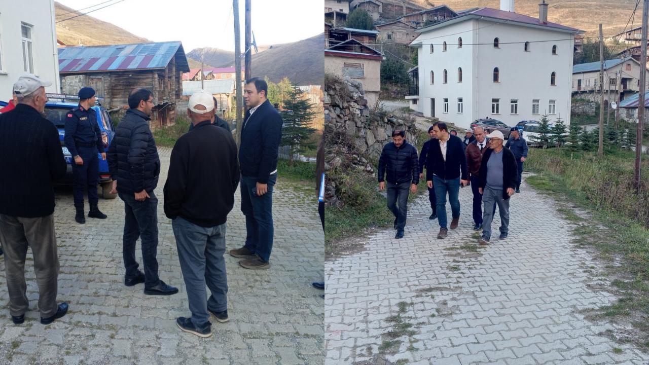 Kaymakam Bayram'dan köy ziyaretleri