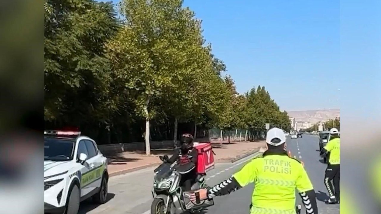 Kayseri’de 356 motosiklet sorgulandı: 7 araç trafikten men edildi