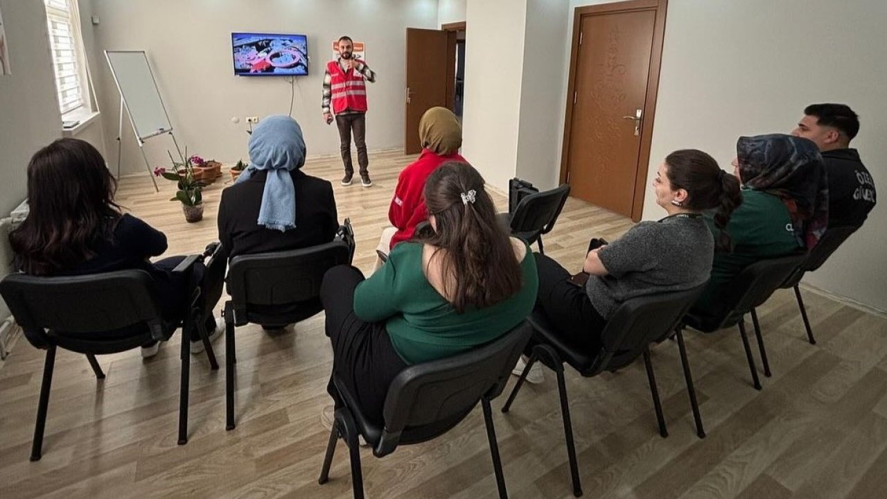 Kızılay’dan ’Afet ve İlkyardım’ eğitimi