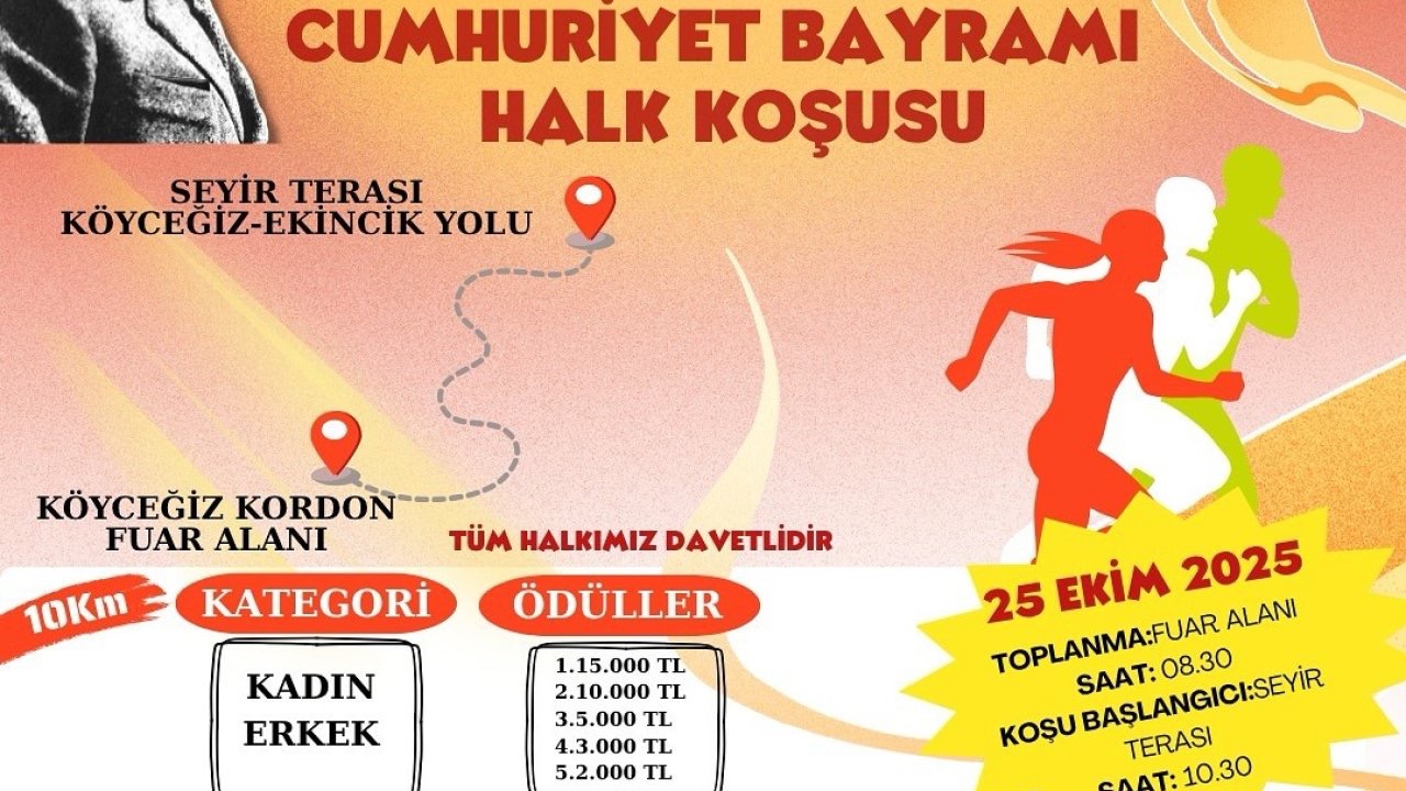 Köyceğiz’de halk koşusu yapılacak
