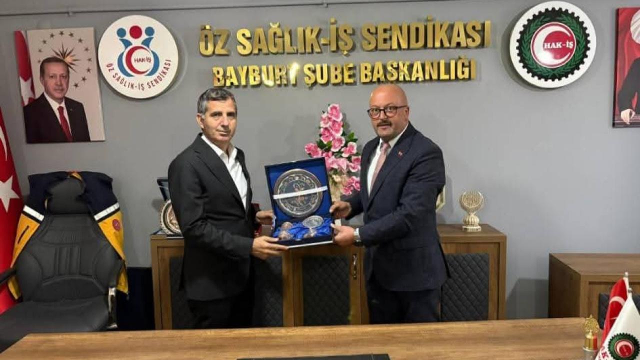 Milletvekili Orhan Ateş Öz Sağlık-İş Sendikası’nı ziyaret etti