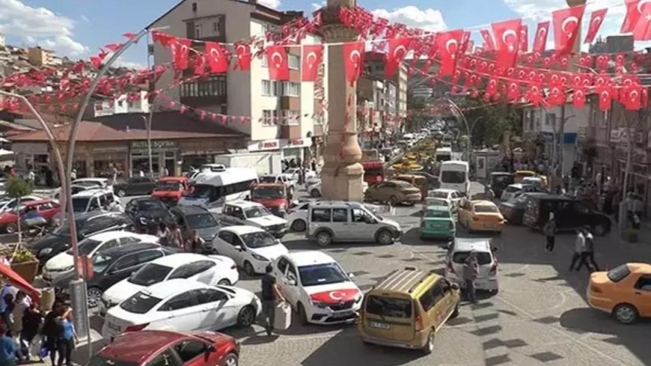 Trafiğe kayıtlı araç sayısı 20 bin 395 oldu