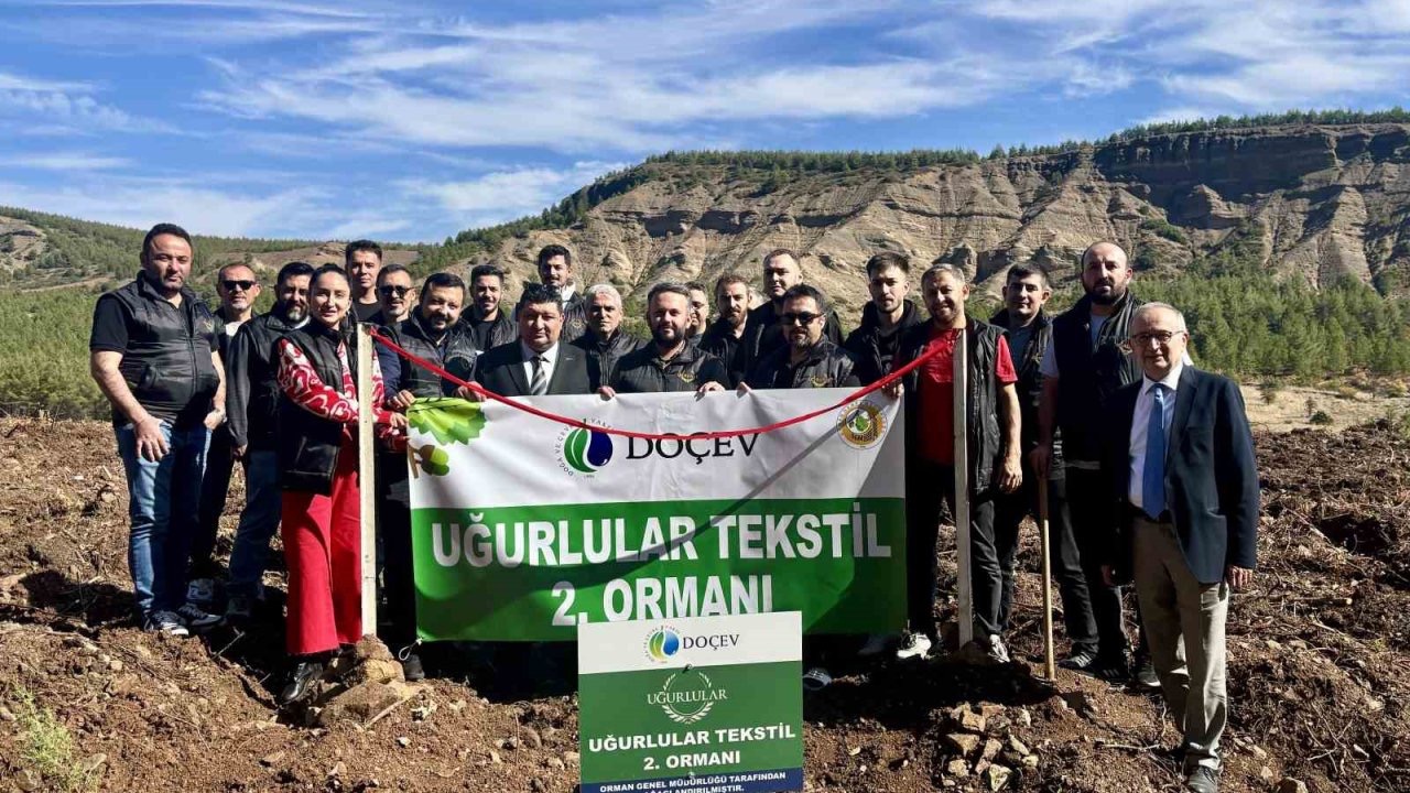 Uğurlular Tekstil 2000 fidanlık 2. Uğurlular Ormanı ile geleceğe nefes verdi