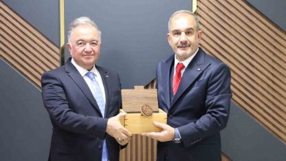 Osmaniye TSO heyeti Başkan Alan ile bir araya geldi