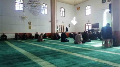 Vefat eden öğretmenler için Aydıntepe’de mevlit okutuldu