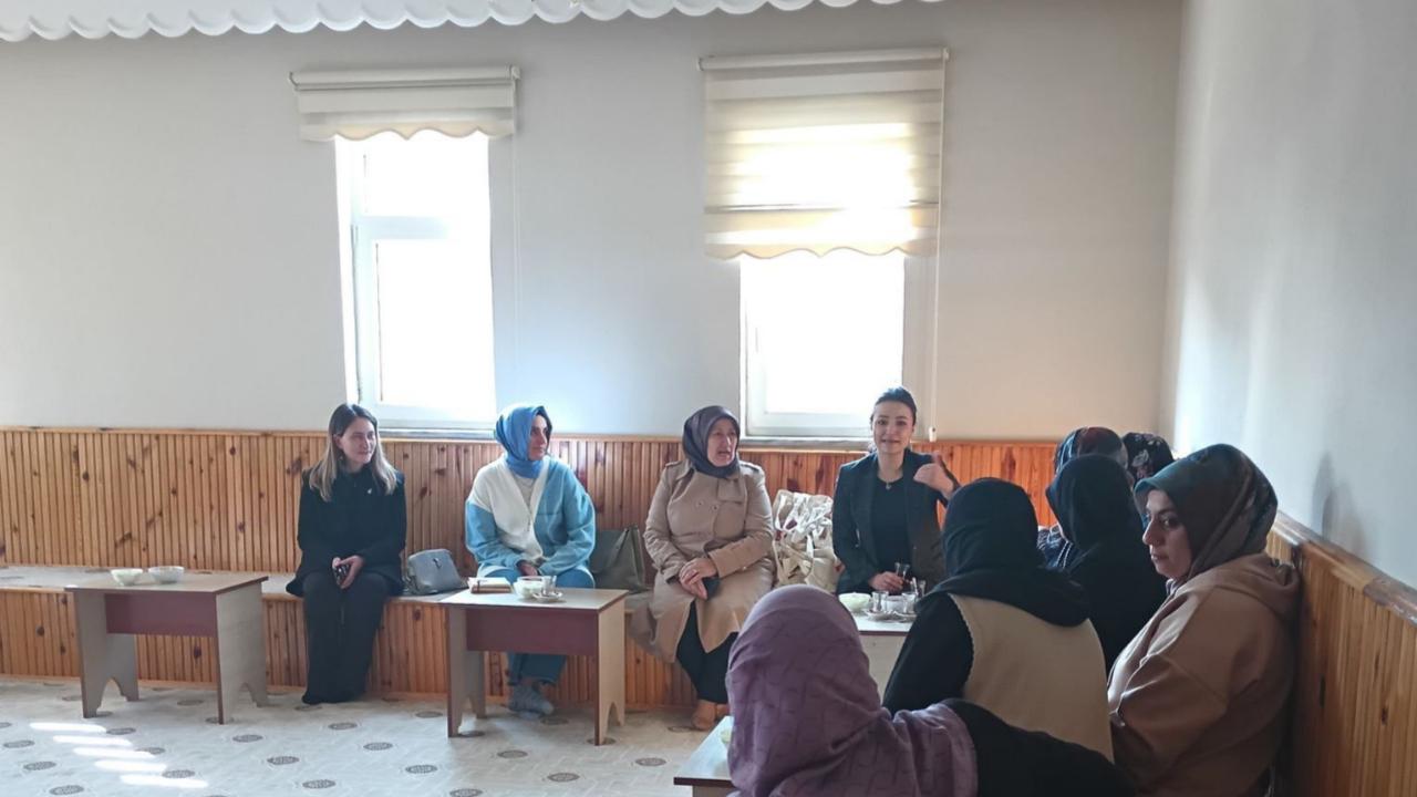 AK Parti Bayburt Kadın Kolları’ndan Erikdibi Köyü’ne ziyaret