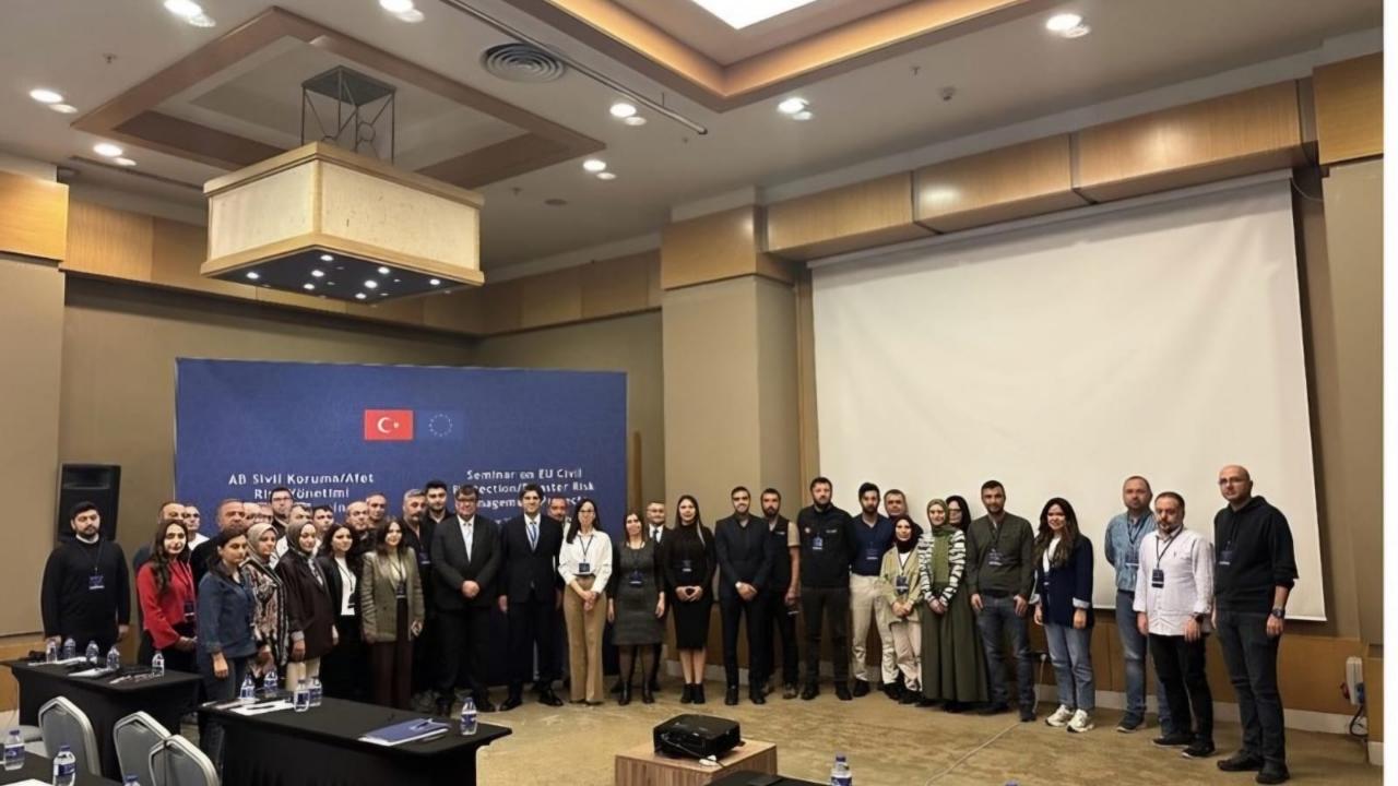 Bayburt AFAD, Avrupa Birliği projeleri seminerinde temsil edildi
