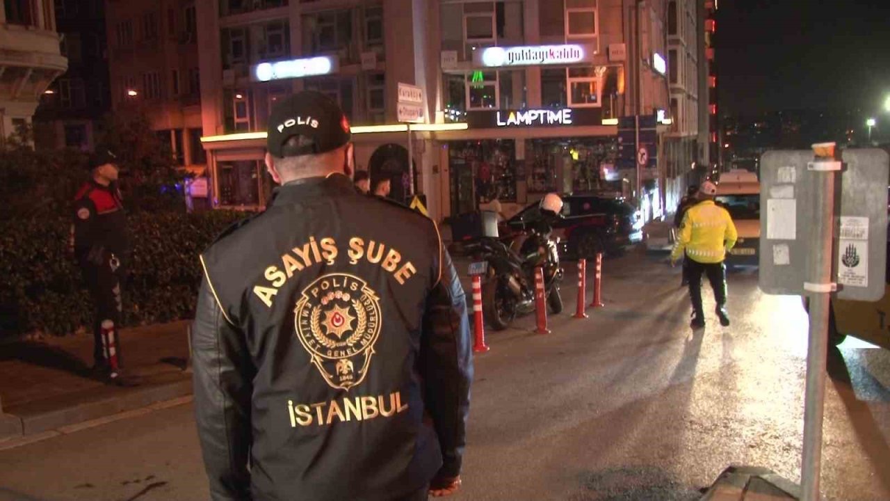 Beyoğlu’nda dron destekli ‘Huzur Uygulaması’ yapıldı