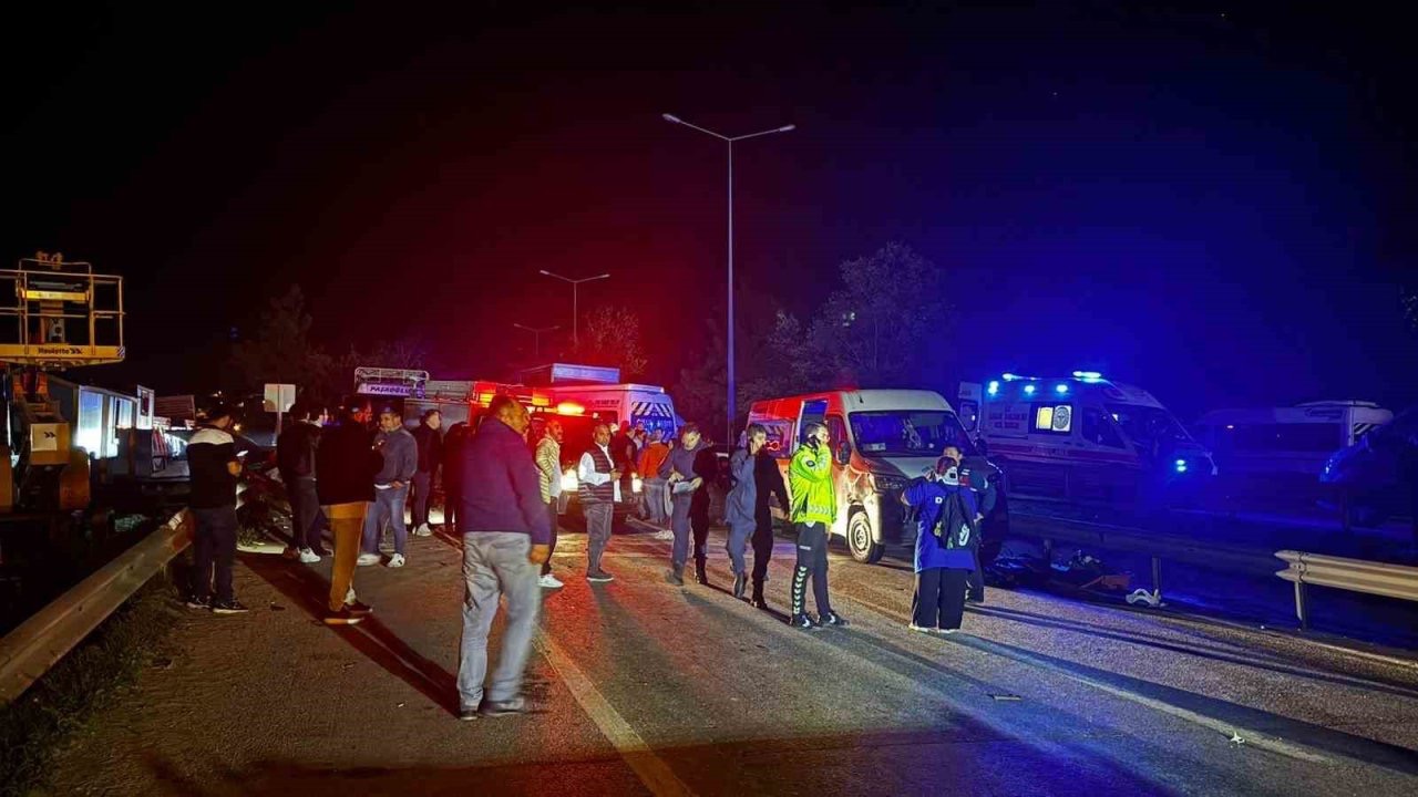 Bursa’da zincirleme kaza: 1 ölü, 13 yaralı