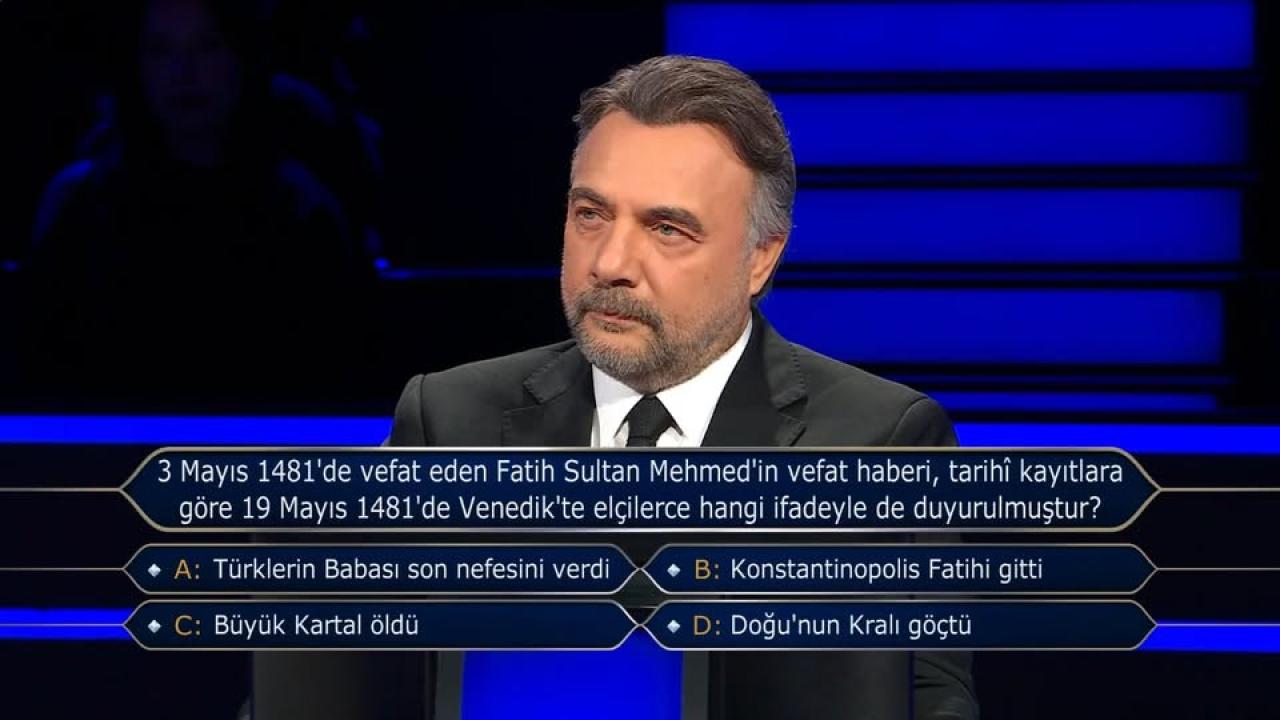 Fatih Sultan Mehmed'in vefat haberi, tarihi kayıtlara göre 19 Mayıs 1481'de Venedik'teki elçilerce hangi ifadeyle duyurulmuştur?