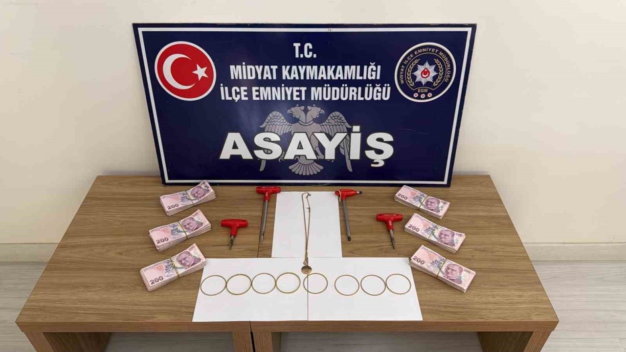 Mardin’de hırsızlık operasyonu: 5 şüpheli yakalandı