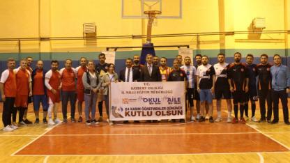 Öğretmenler Günü heyecanı voleybol turnuvasıyla başladı