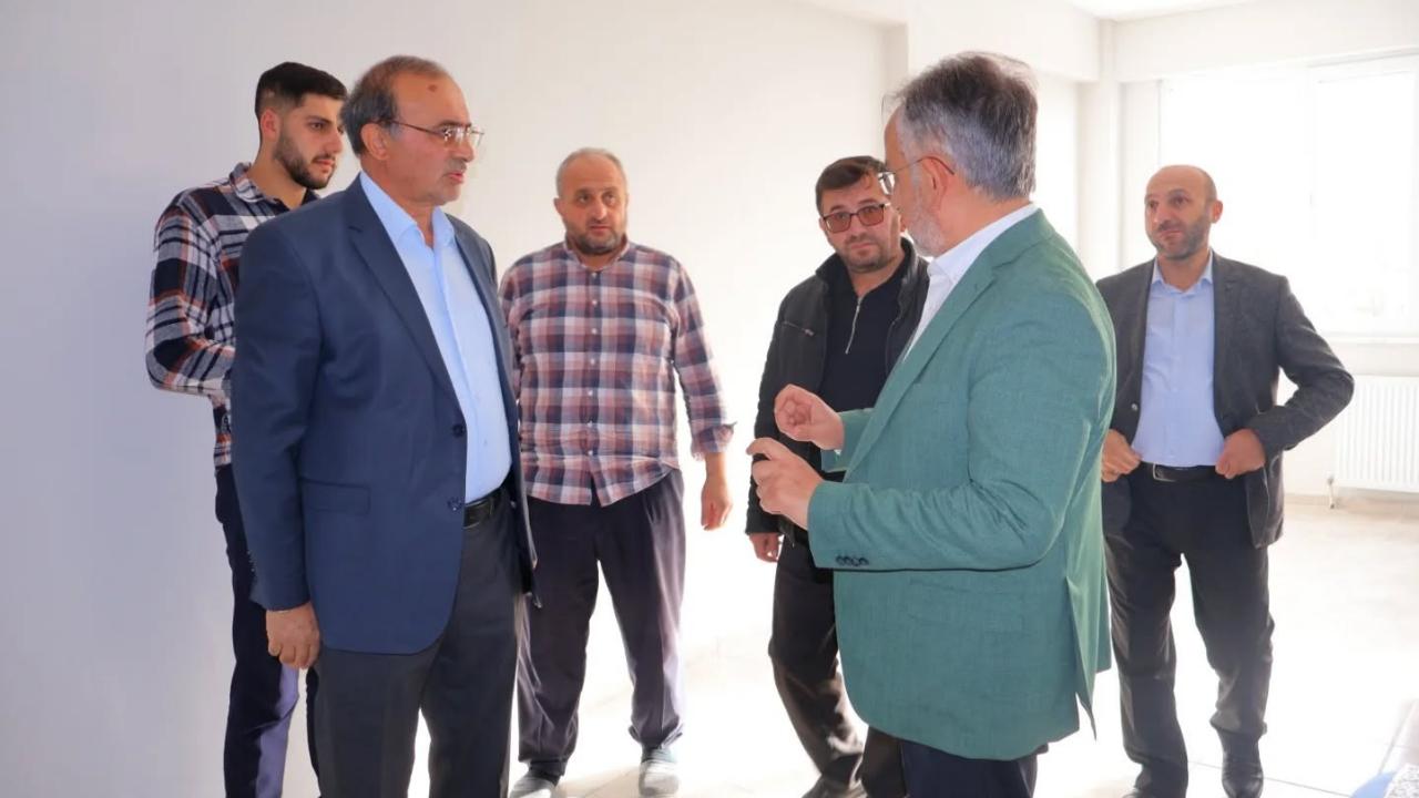 Oruçbeyli Kur’an Kursu inşaatında son aşamaya gelindi