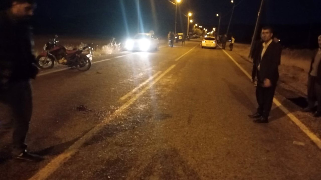 Otomobil ile sepetli motosiklet çarpıştı: 1 ölü