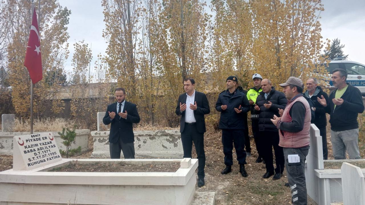 Şehitler dualarla anıldı, köylerin talepleri dinlendi