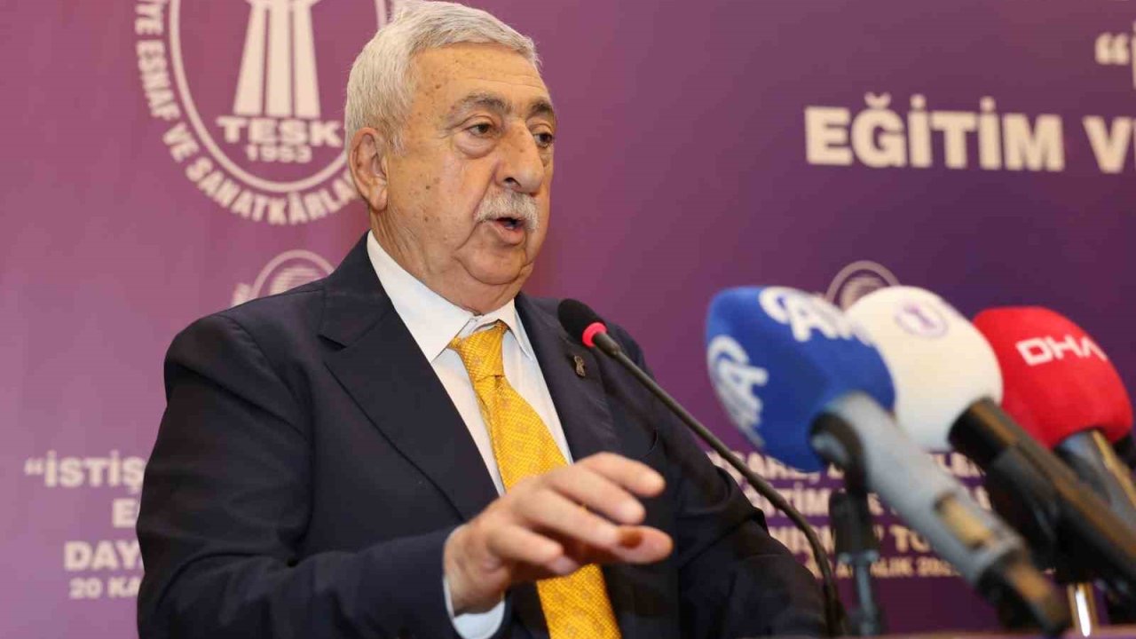 TESK Başkanı Palandöken: "Az kazanandan az, çok kazanandan çok vergi alınmalı"