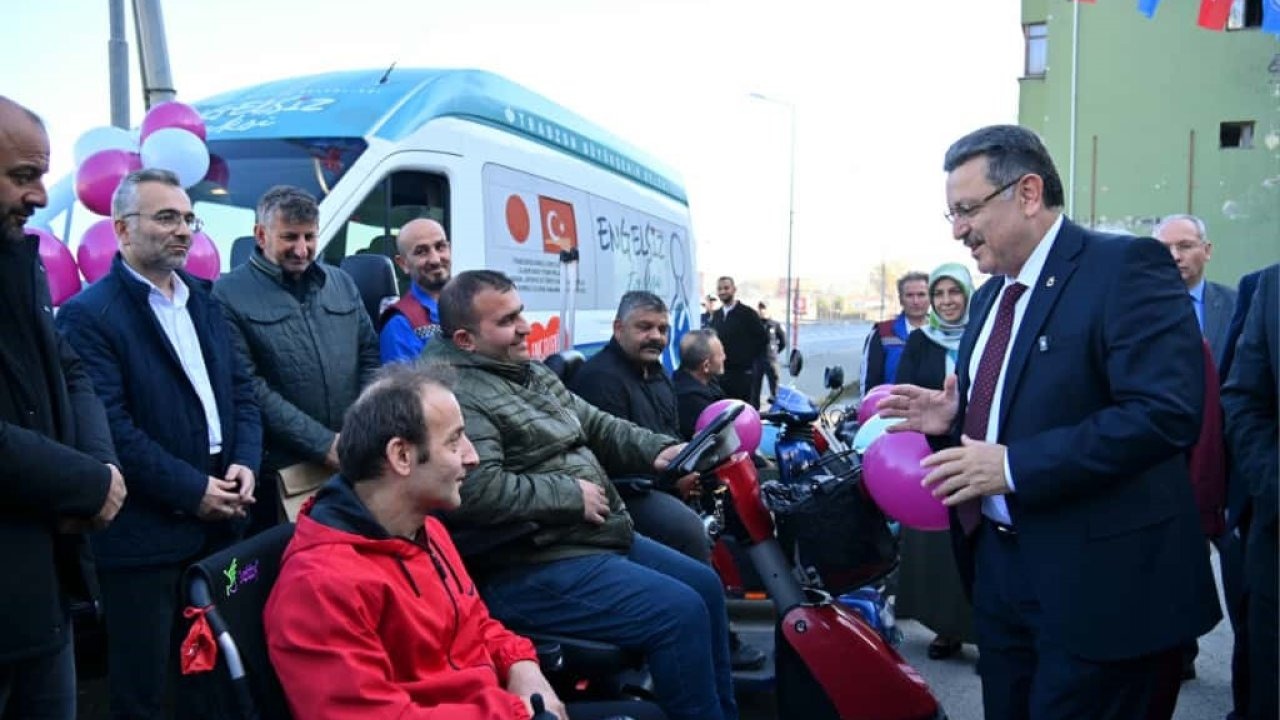 Trabzon’da Engelsiz Taksi’nin ikincisi hizmete başladı