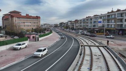 Konya’da Adliye - Şehir Hastanesi Raylı Sistem bağlantısında sona yaklaşıldı