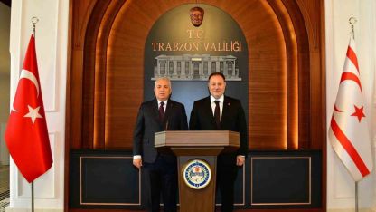 KKTC Meclis Başkanı Ziya Öztürkler Trabzon’da