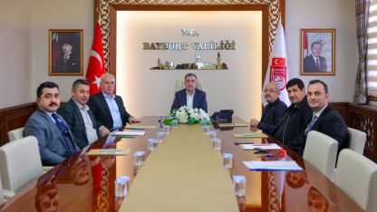 Bayburt’ta ekonomik yatırımlar değerlendirildi