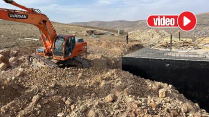 760 tonluk su deposu için geri sayım başladı