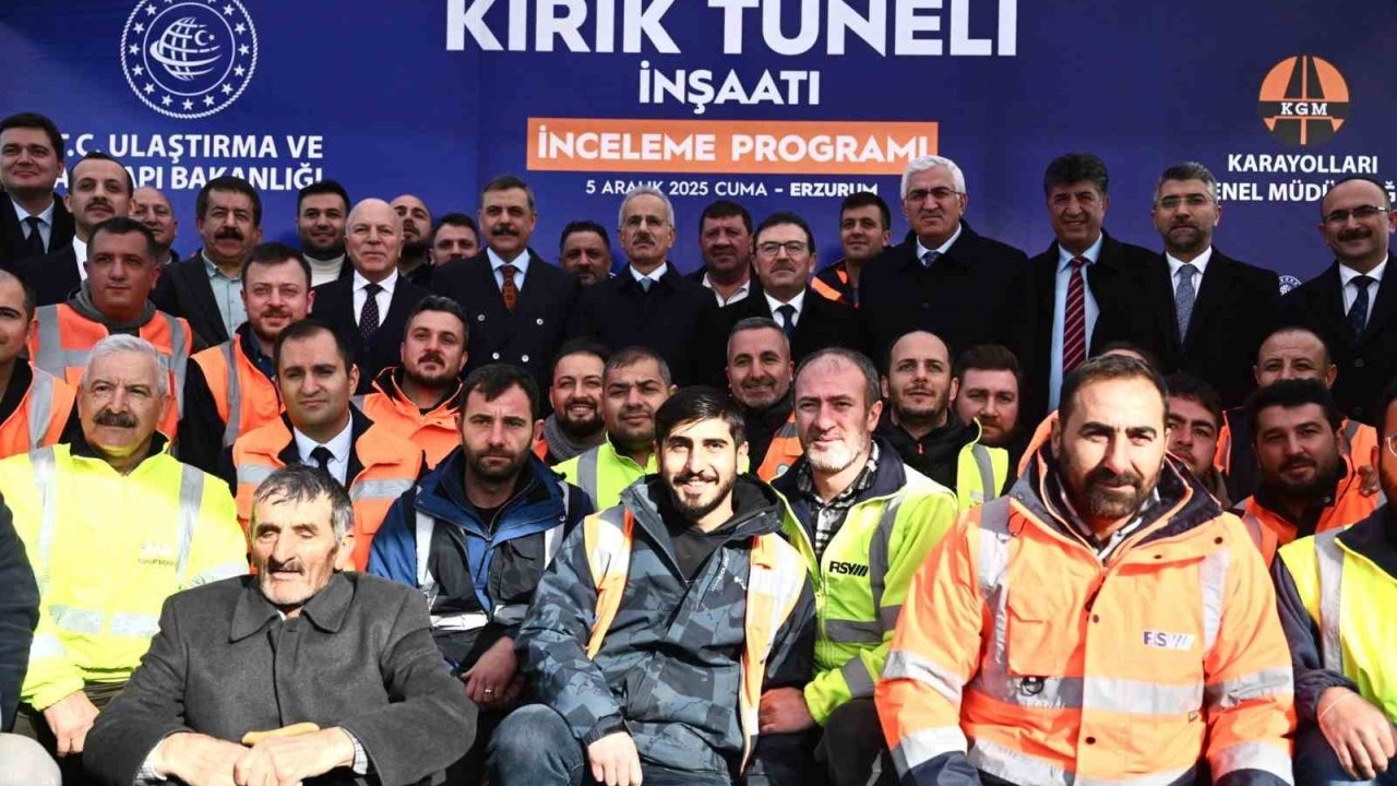 Bakan Uraloğlu: "Dağların kalbine mühendislik imzası atan bir eser"
