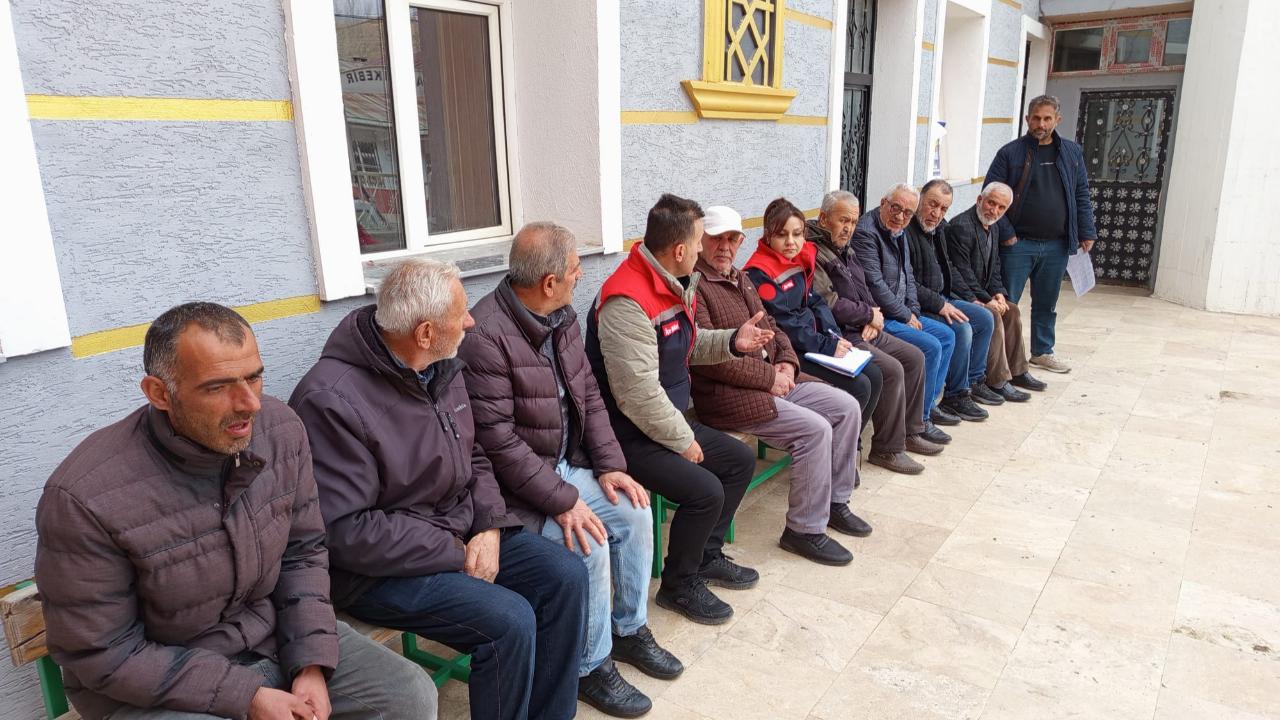 Çatıksu'da üreticiler bilgilendirildi