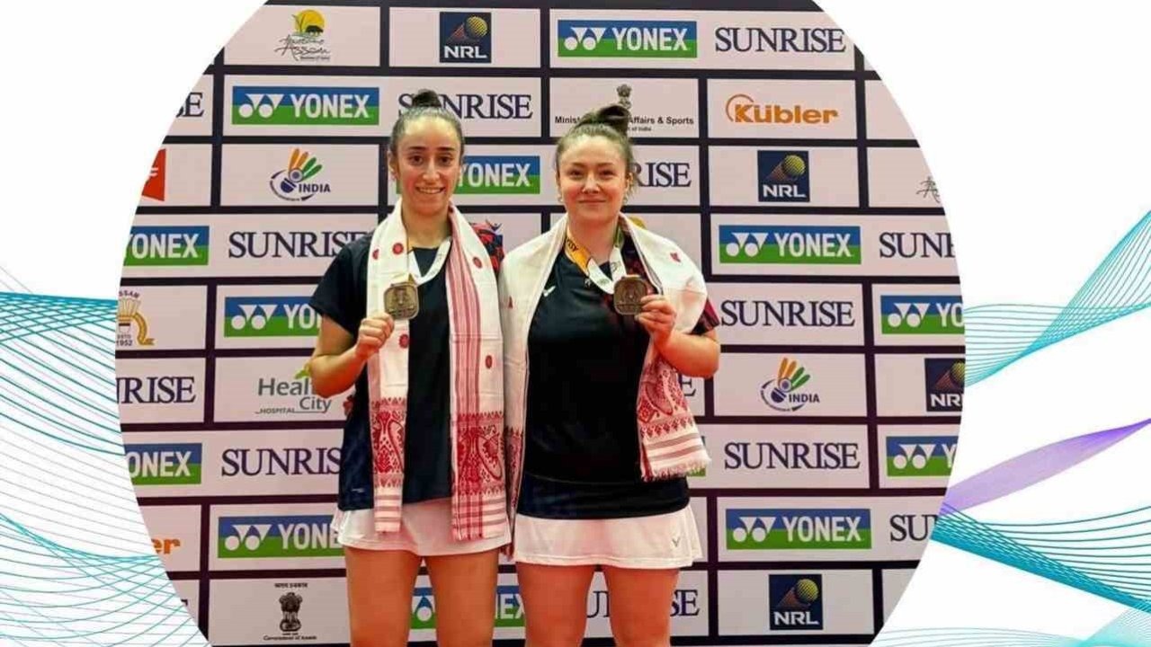 Milli badmintoncular Erçetin ve İnci’den Guwahati Masters’ta bronz madalya
