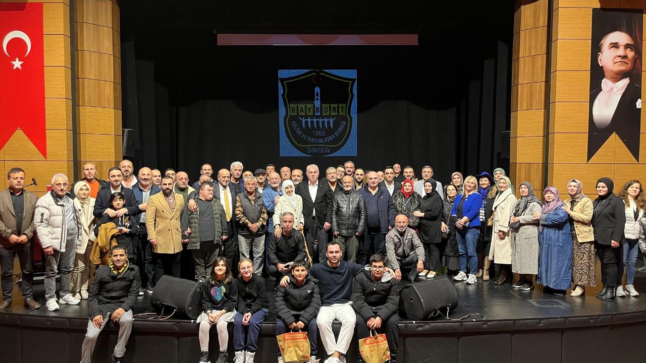 Samsun Bayburt Kültür ve Yardım Derneği kuruluş yıl dönümünü coşkuyla kutladı