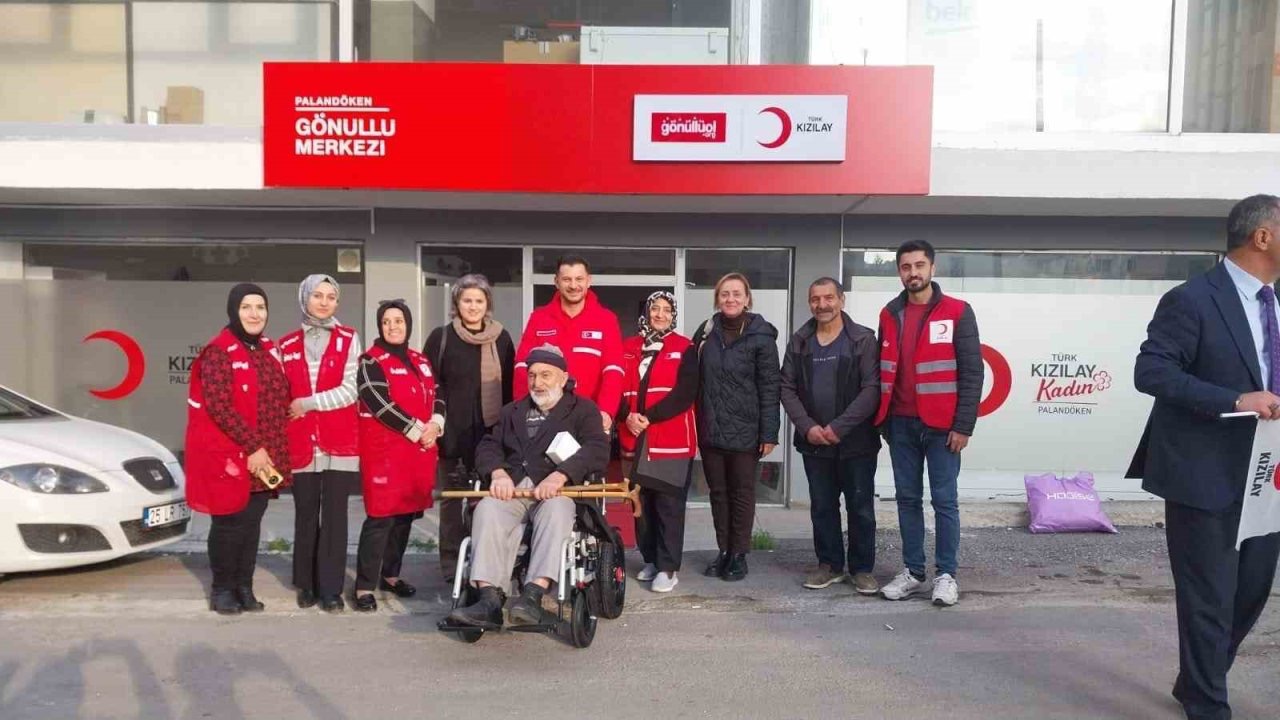 Türk Kızılay Palandöken Şubesi yine yürekleri ısıttı