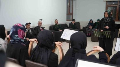 Bayburt huzurevinde manevi buluşma
