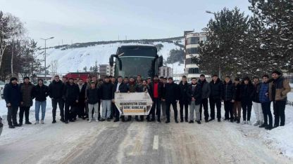 Bayburtlu gençler Hasankeyf’e uğurlandı