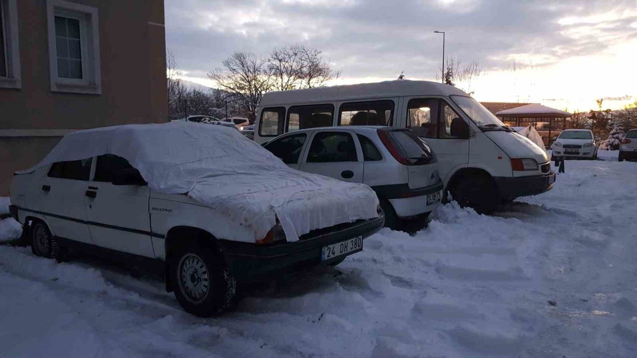 Erzincan buz tuttu