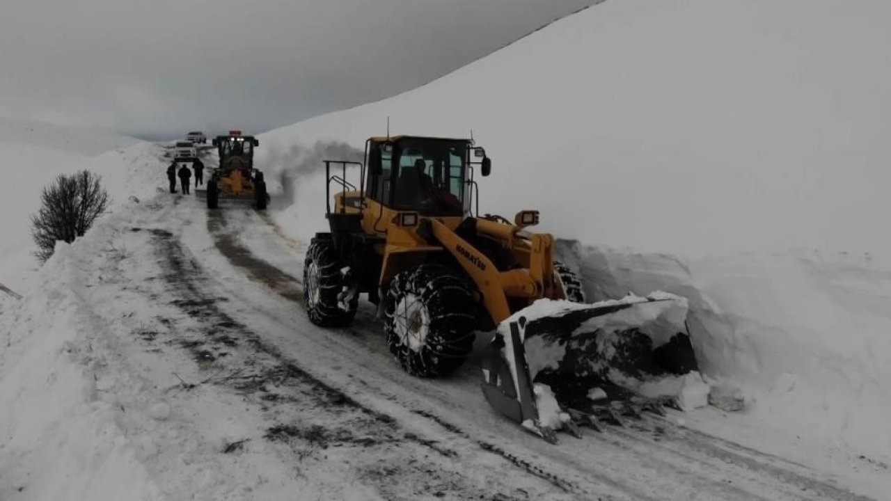 Erzincan’da 328 köy yolu ulaşıma kapandı