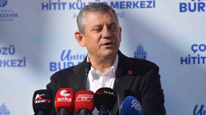 CHP Genel Başkanı Özel: "Bunların kötü sözlerine kulağımızı tıkıyoruz, milletimizin gözünün içine bakıyoruz"