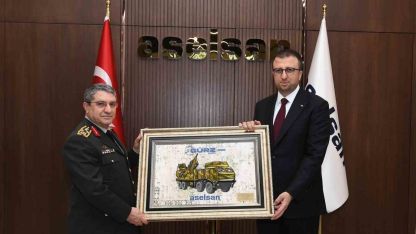 Genelkurmay Başkanı Bayraktaroğlu, ASELSAN Genel Müdürü Akyol ile bir araya geldi