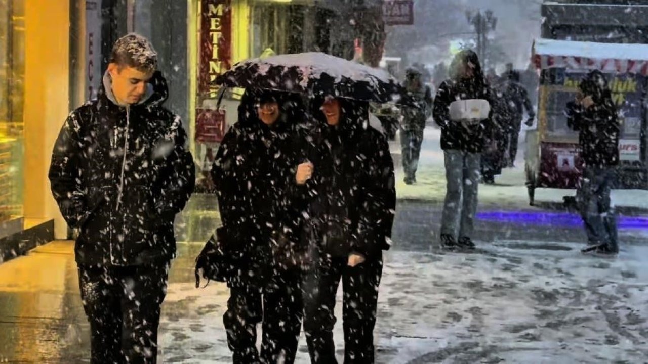 Bayburt için yoğun kar uyarısı!