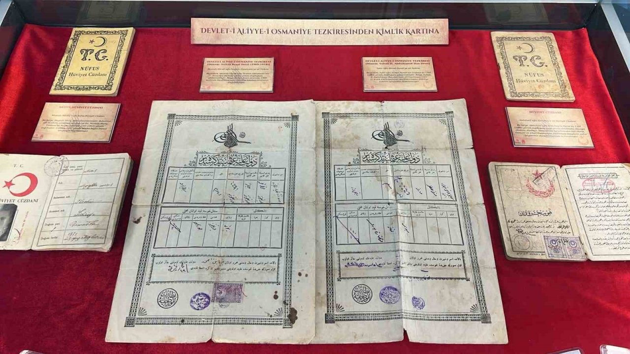 Bayburt’ta 150 yıllık nüfus arşivi sergilendi